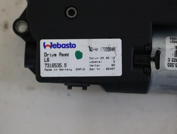 Schiebedach Motor 73165359 BMW 7er F01