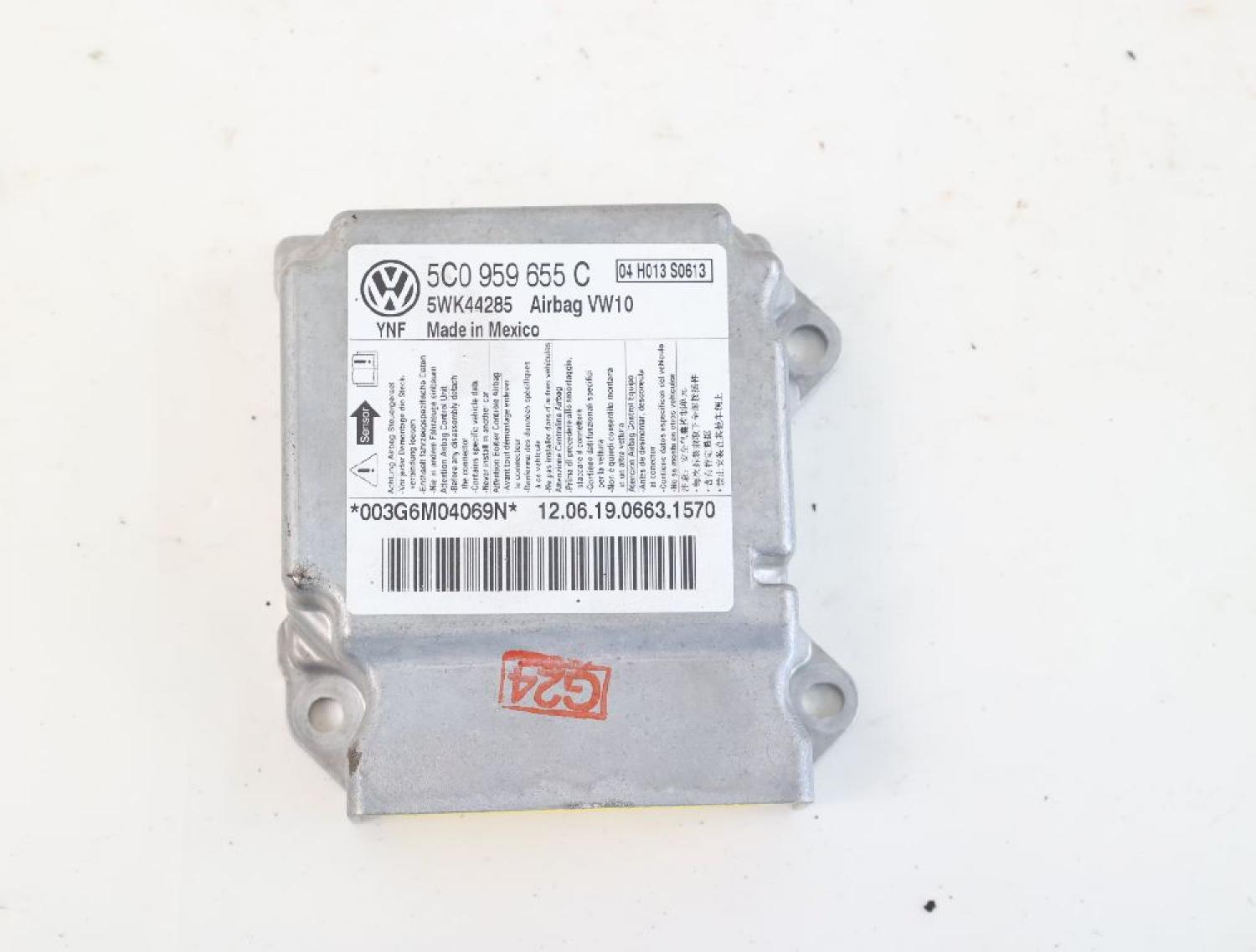 Steuergerät Aufprallsensor 5C0959655C VW GOLF 6 Variant