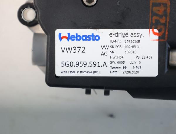 Schiebedach Motor 5G0959591A VW GOLF 7 VARIANT