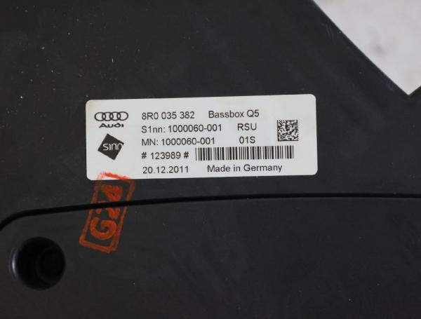 Lautsprecher 8R0035382 Audi Q5 8R