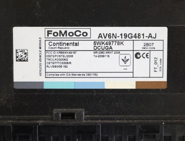Steuergerät Karosserie AV6N19G481AJ Ford GRAND C-MAX