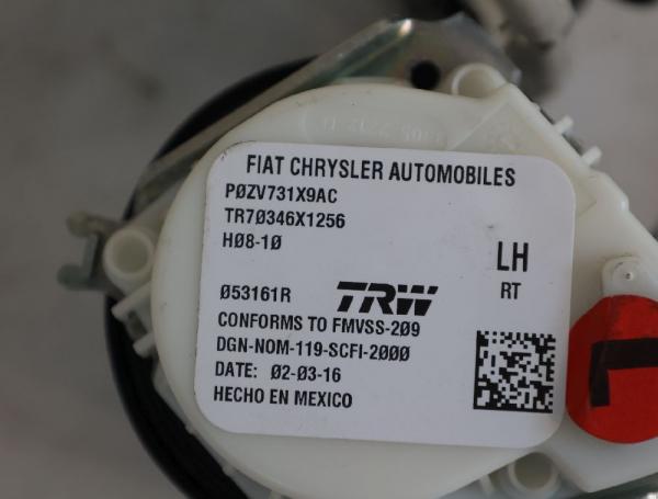 Sicherheitsgurt hinten links P0ZV731X9AC Chrysler GRAND VOYAGER RT