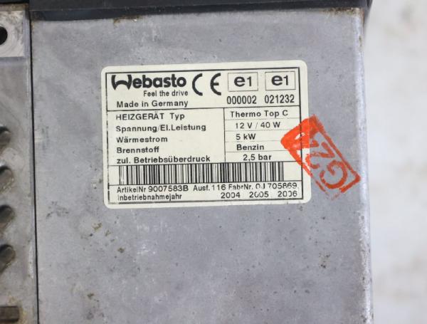 Standheizung-Modul 7L0819008B Porsche CAYENNE 9PA
