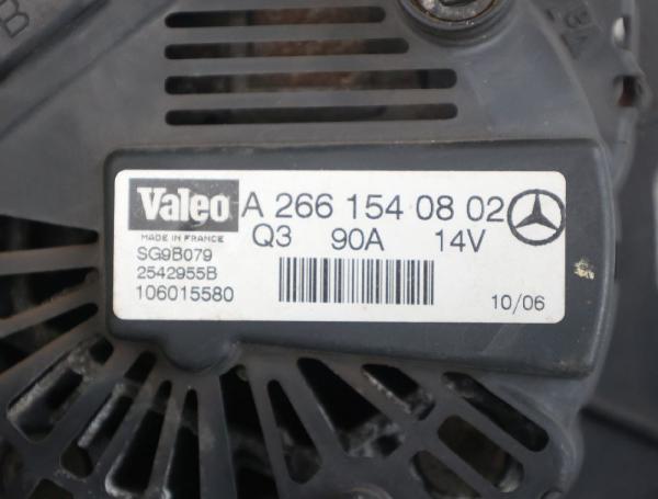 Lichtmaschine 2661540802 Mercedes A-KLASSE W169