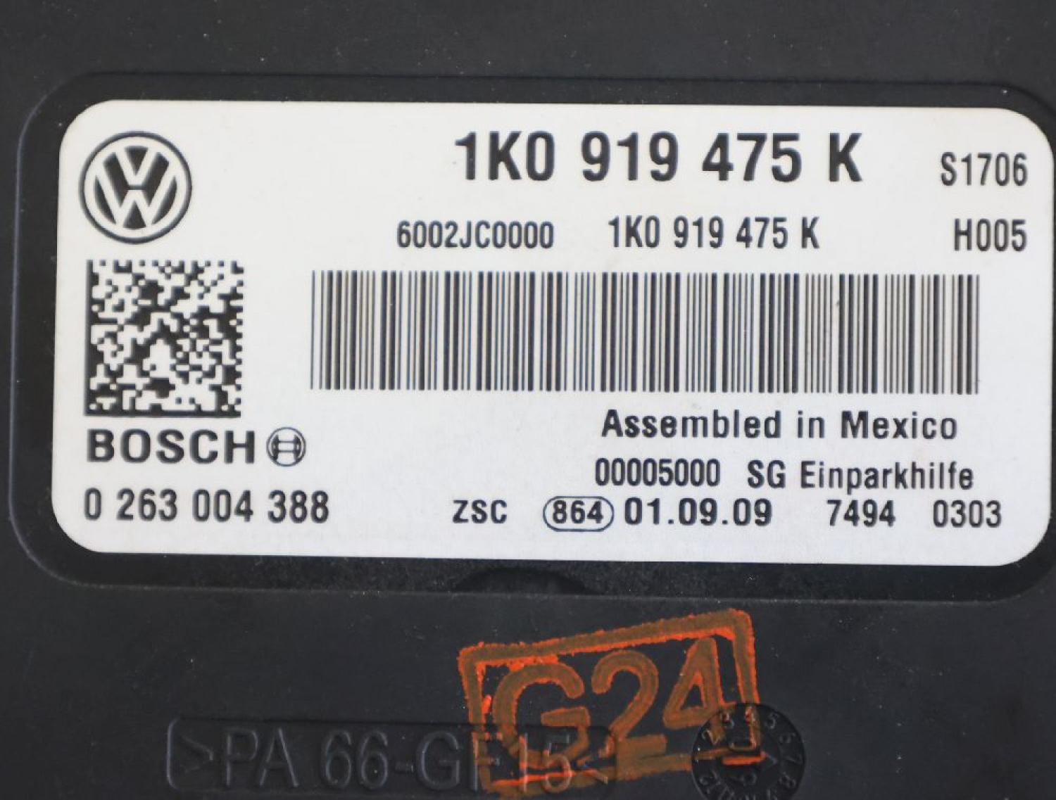 Steuergerät Parktronic 1K0919475K VW SCIROCCO 3