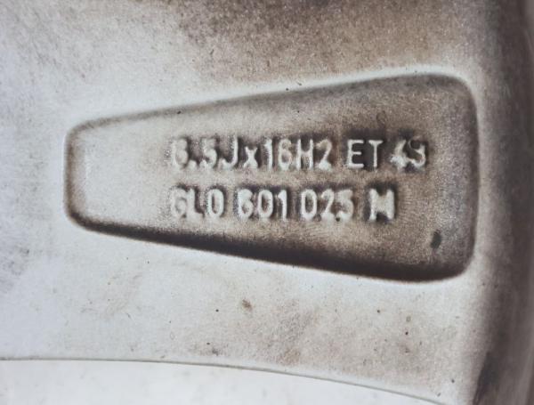 Felge Alu/Leichtmetall vorn rechts 6L0601025M Seat IBIZA 3 6L