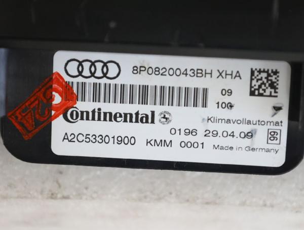 Klimabedienteil 8P0820043BH Audi A3 SPORTBACK 8PA