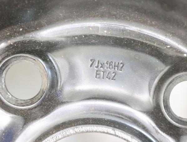 Felge Stahl hinten rechts 8E0601027D Audi A4 B7 EC