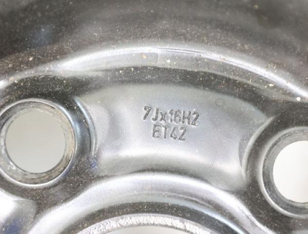 Felge Stahl hinten links 8E0601027D Audi A4 B7 EC