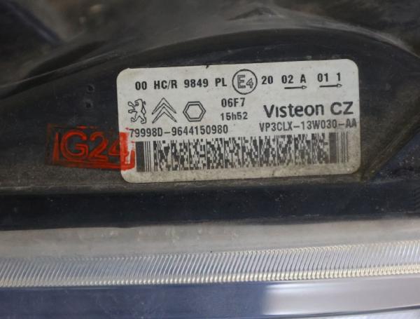 Scheinwerfer links 9644150980 Citroen BERLINGO 1