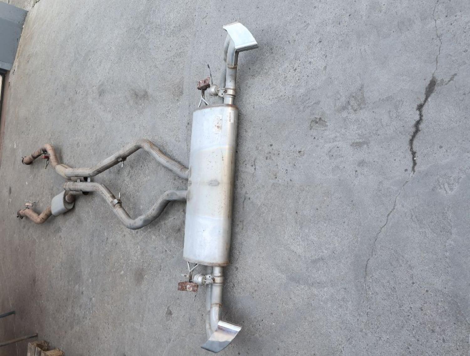 Auspuff / Schalldämpfer hinten 7646111 BMW X6 E71