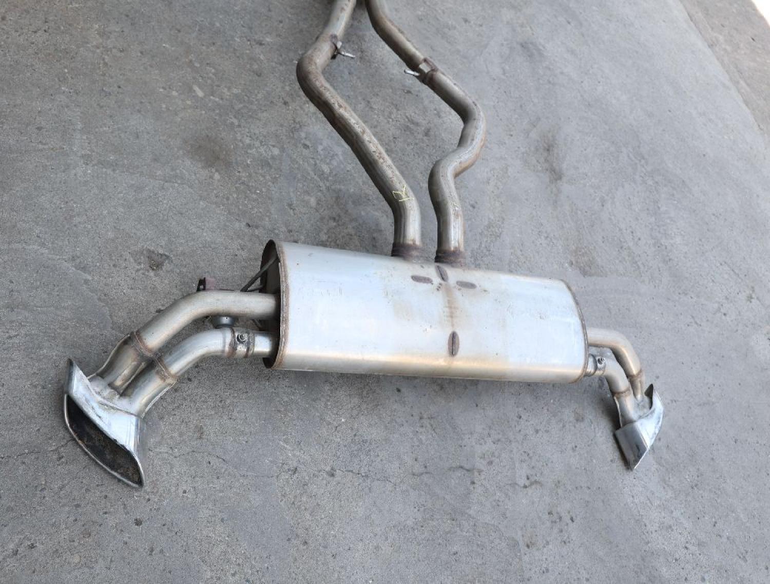 Auspuff / Schalldämpfer hinten 7646111 BMW X6 E71