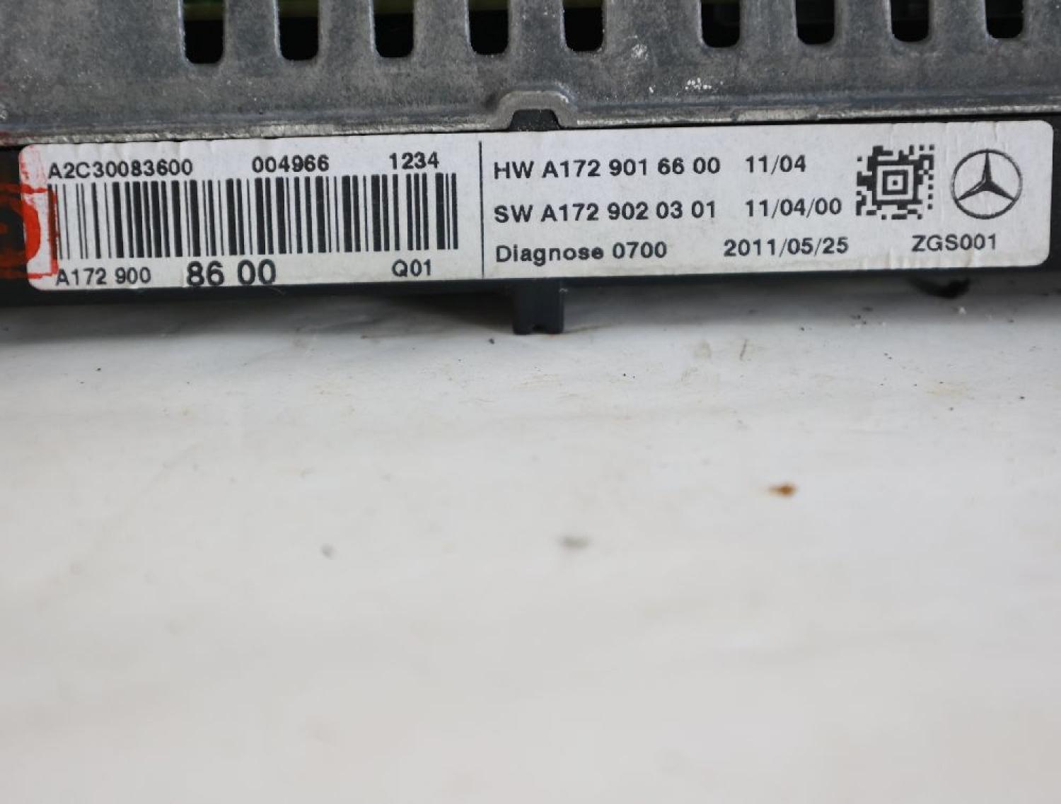Display 1729008600 Mercedes C-KLASSE S 204