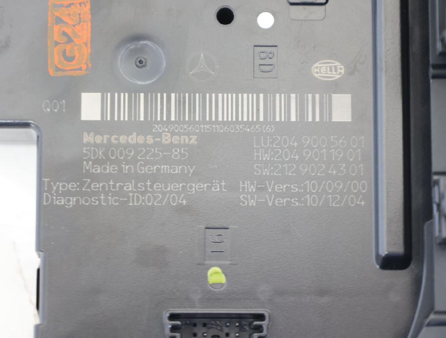 Sicherungskasten 2049005601 Mercedes C-KLASSE S 204