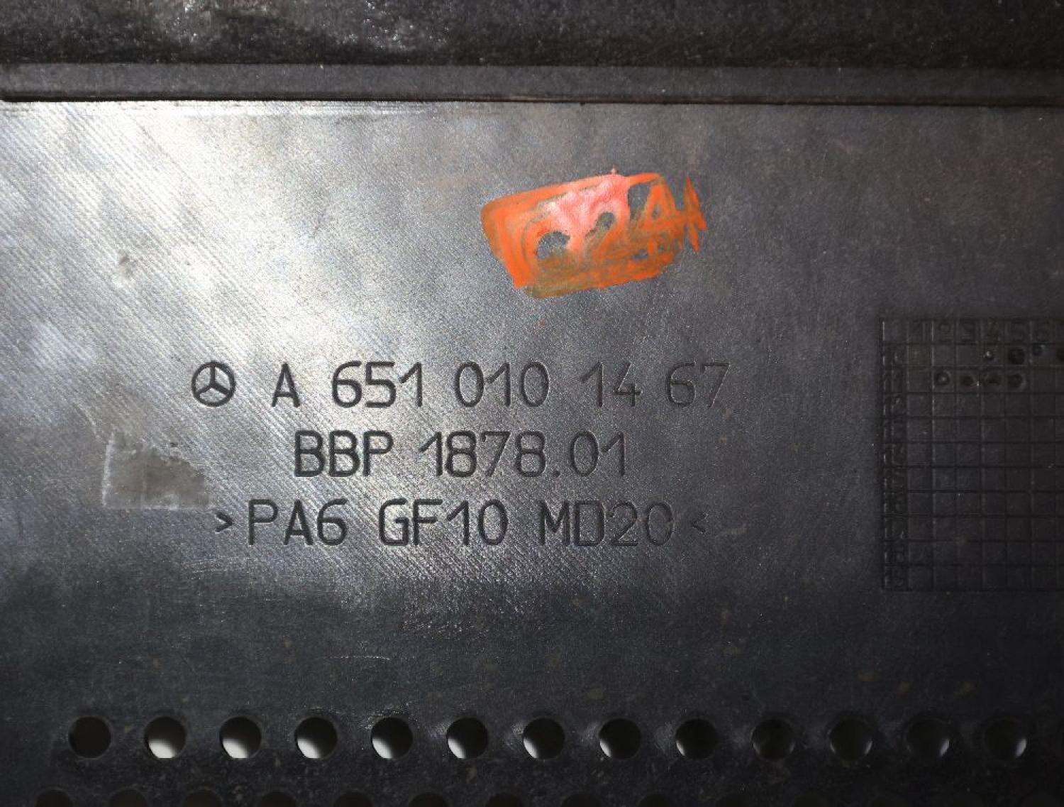 Motorabdeckung 6510101467 Mercedes C-KLASSE S 204