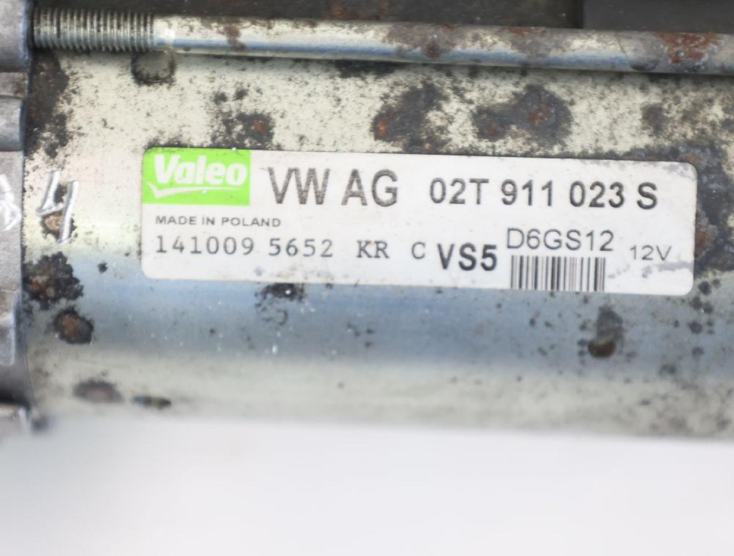 Anlasser 02T911023S VW POLO 5 6R