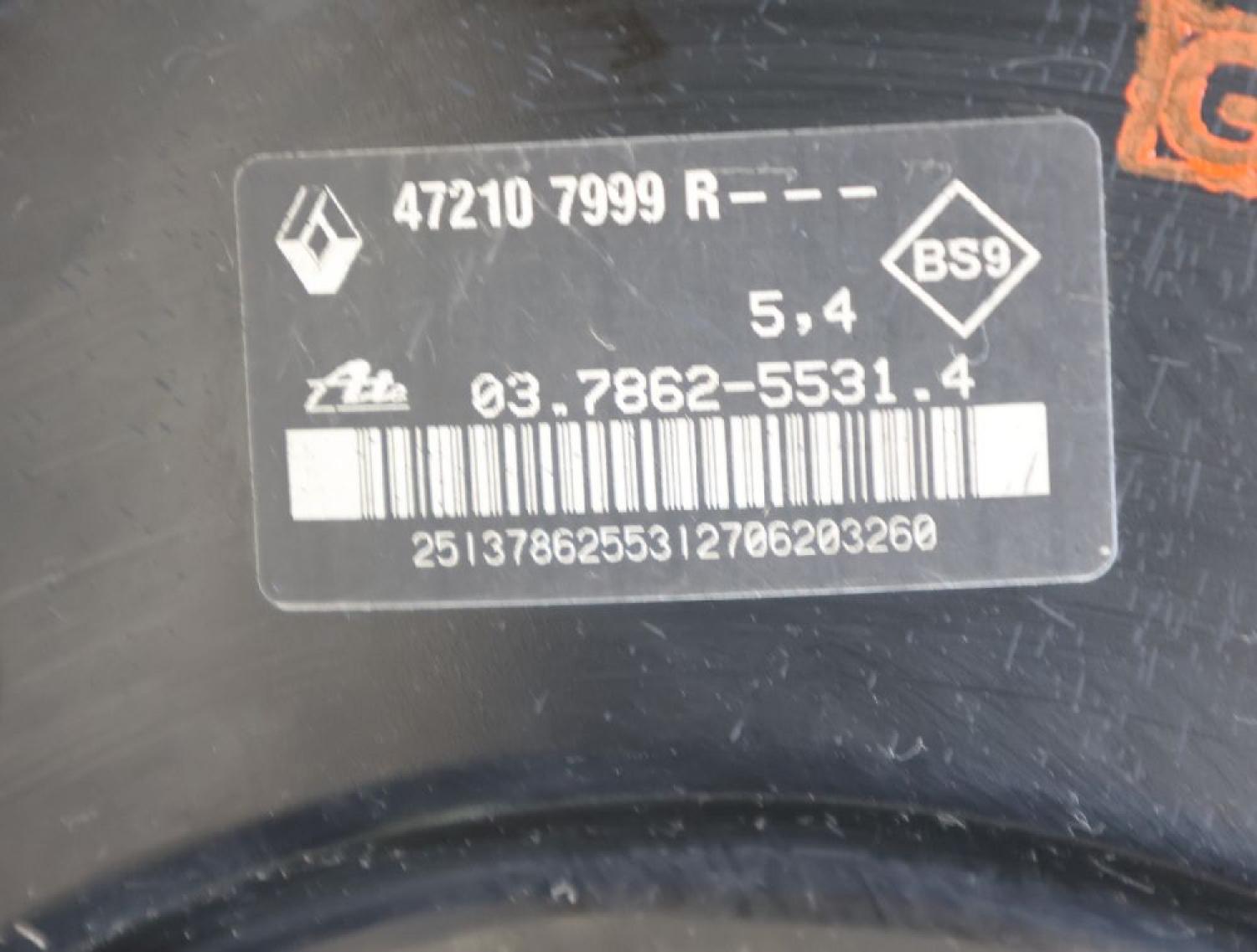 Bremskraftverstärker 472107999R DACIA DOKKER KE