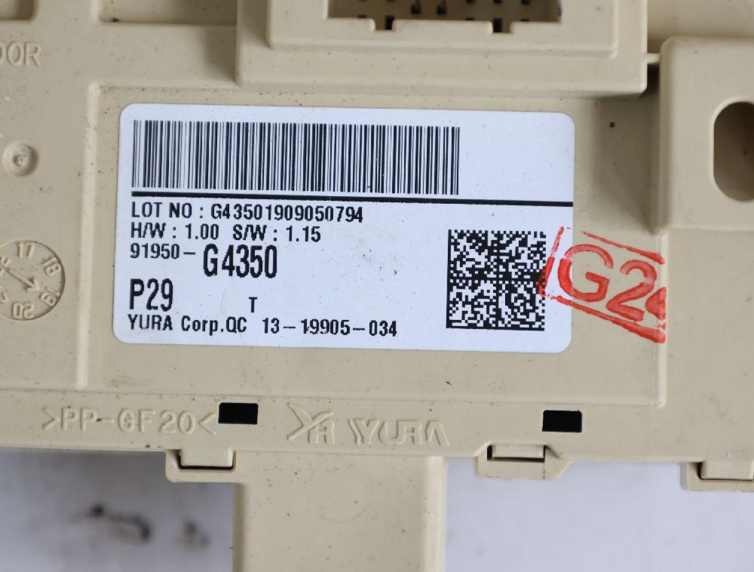 Sicherungskasten 91950G4350 Hyundai i30 PDE