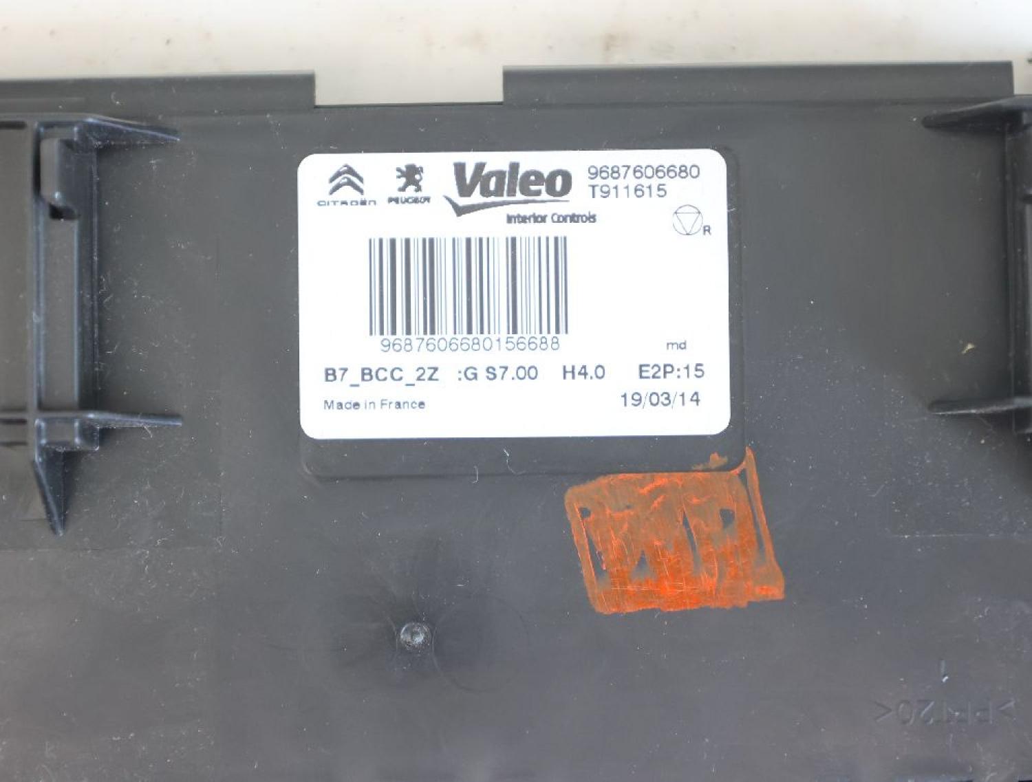 Steuergerät sonstige 9687606680 Citroen C4 2 B7