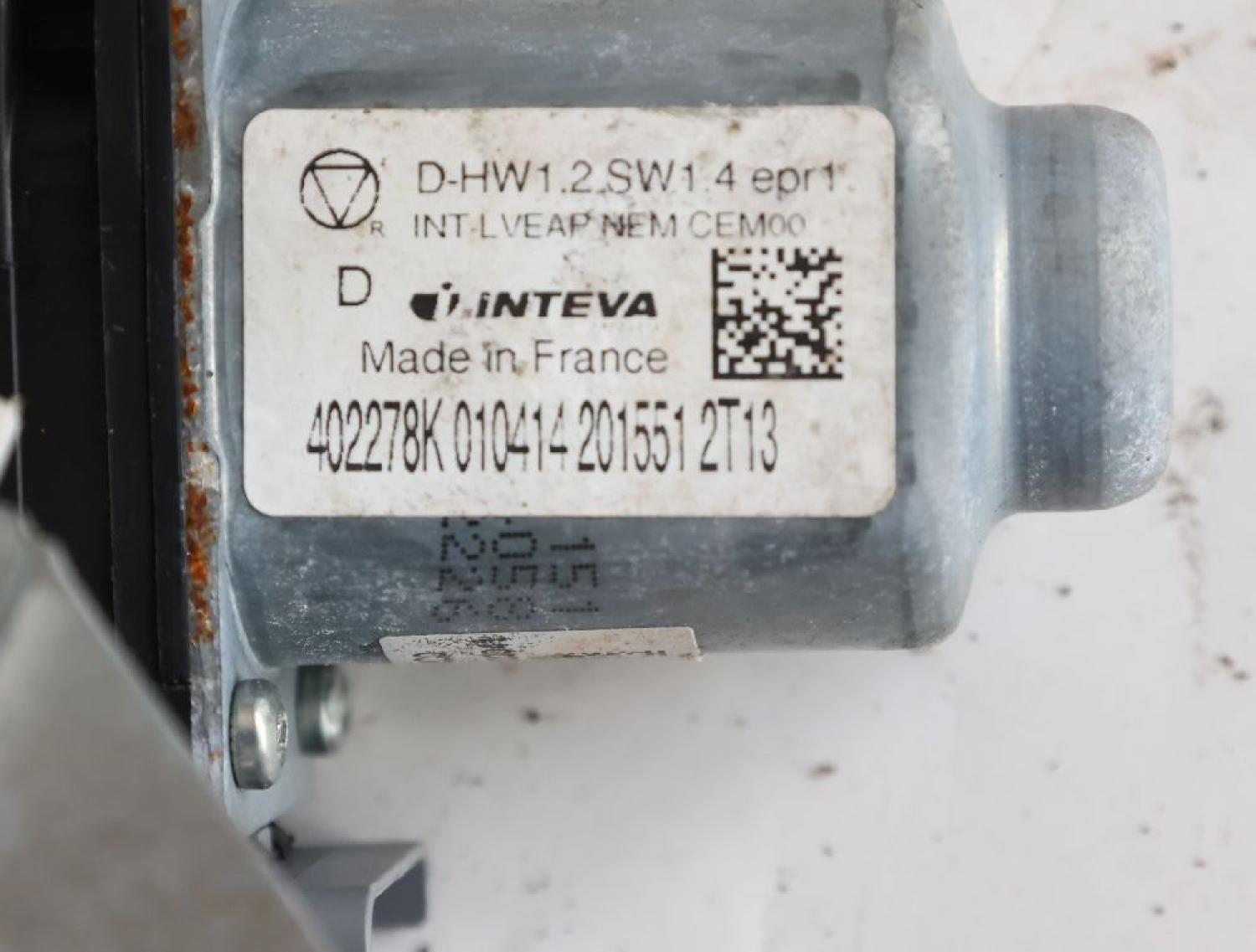 Fensterheber elektrisch hinten rechts 402278K Citroen C4 2 B7