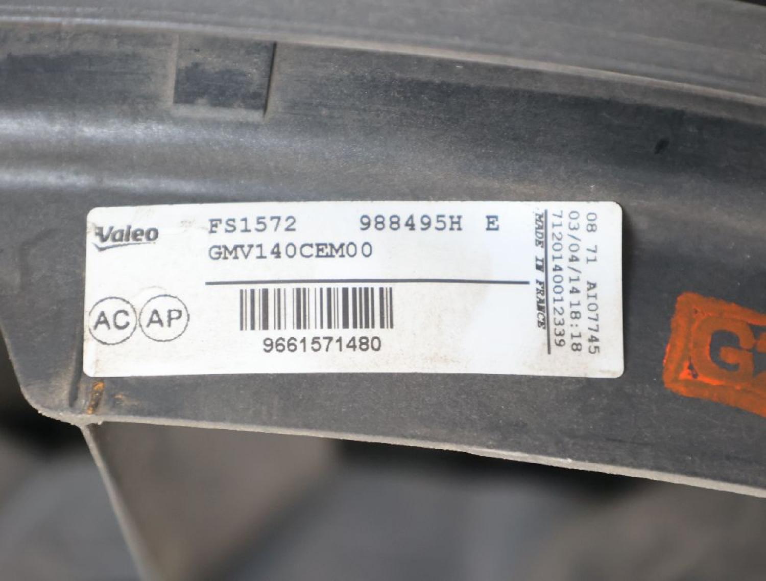Ventilator (am Kühler) 9661571480 Citroen C4 2 B7