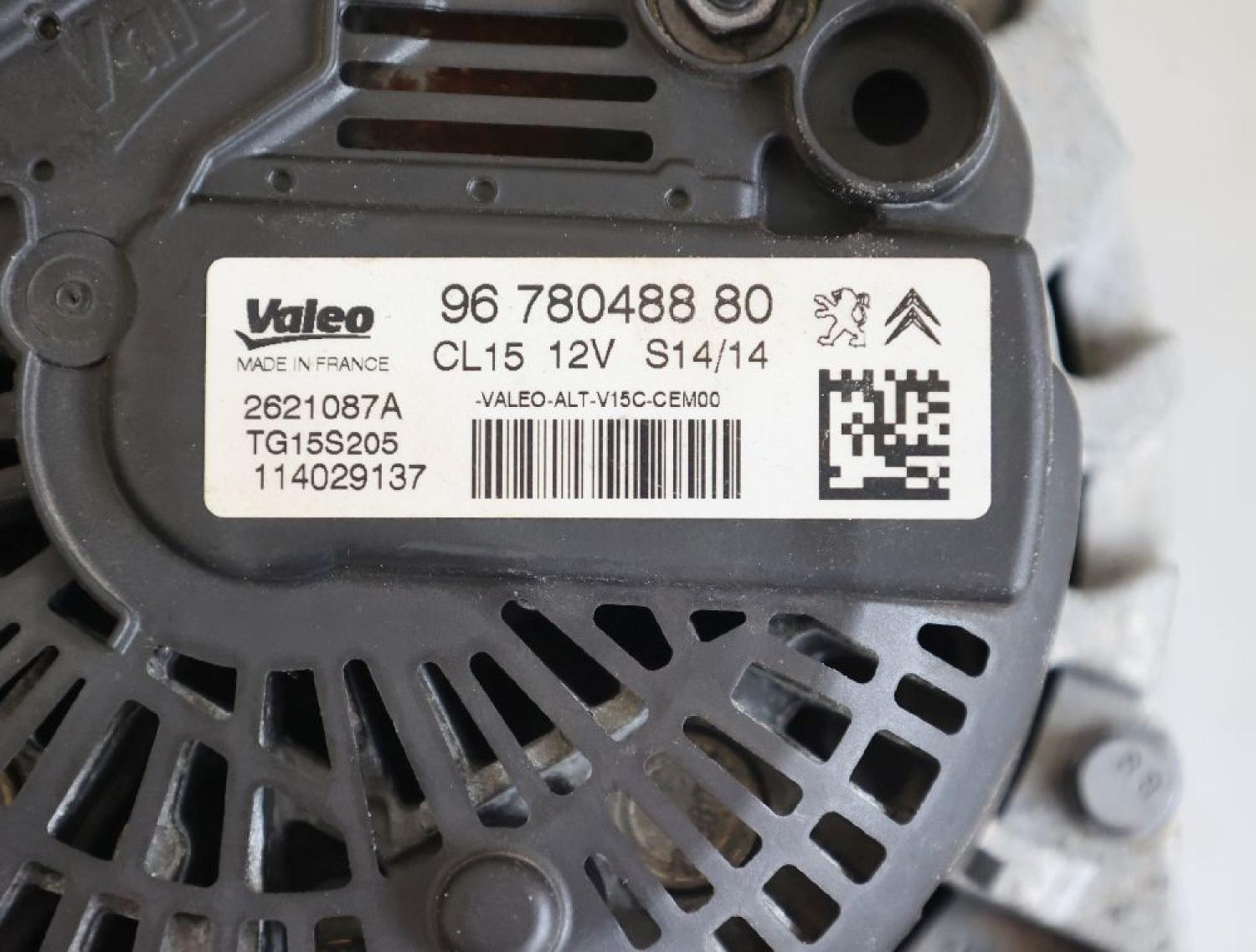 Lichtmaschine 9678048880 Citroen C4 2 B7