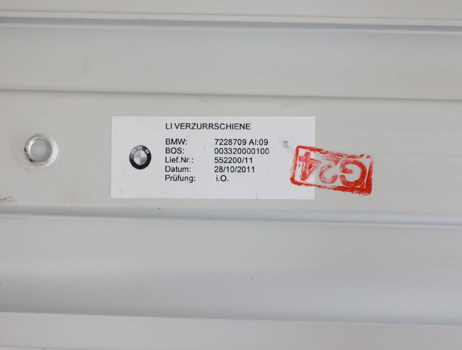 Kofferraumschale 7228709 BMW 5er Touring F11