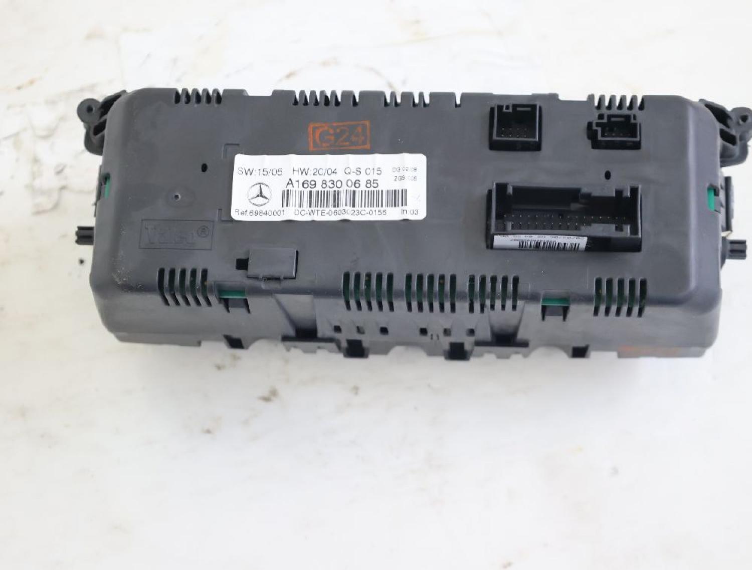 Klimabedienteil 1698300685 Mercedes B-KLASSE W245